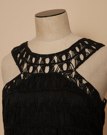 Macrame Dress & Cardigan