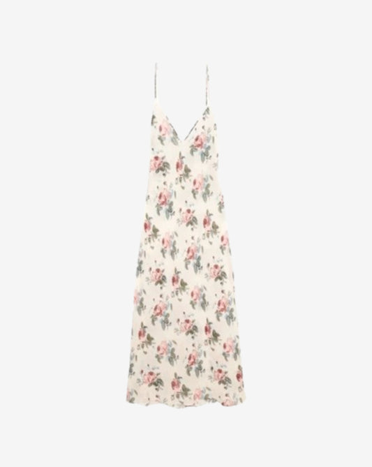 Floral Print Slip Dress