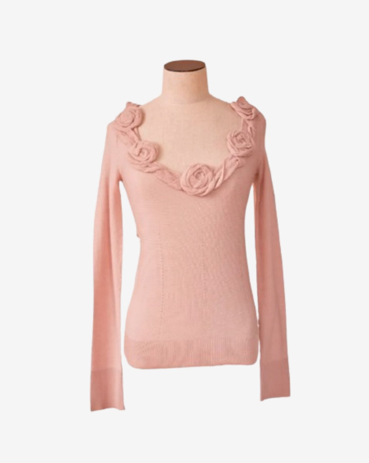 Pink Flowers Pullover