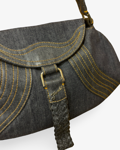 Fendi Handbag Spy Pouch Denim