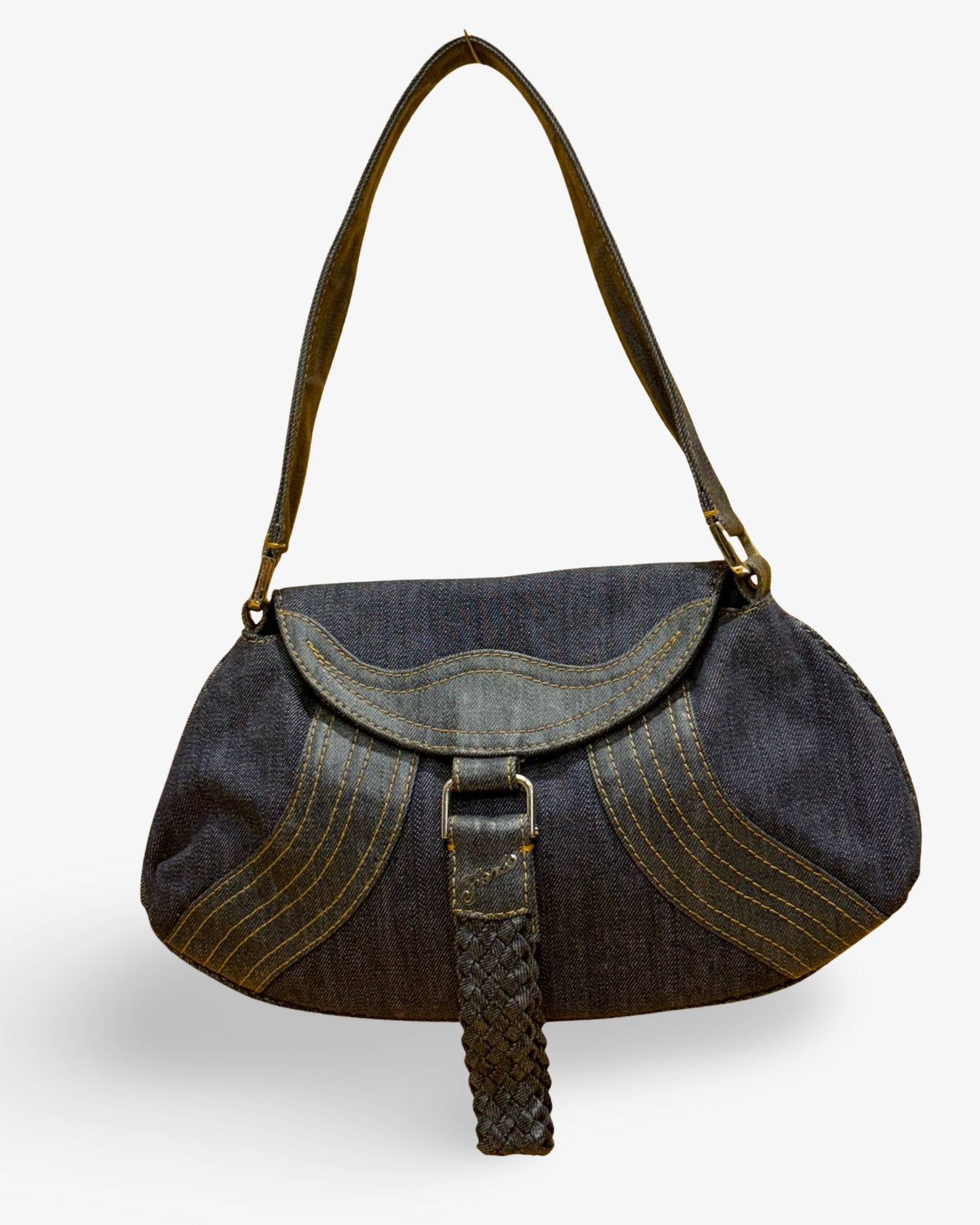 Fendi Handbag Spy Pouch Denim