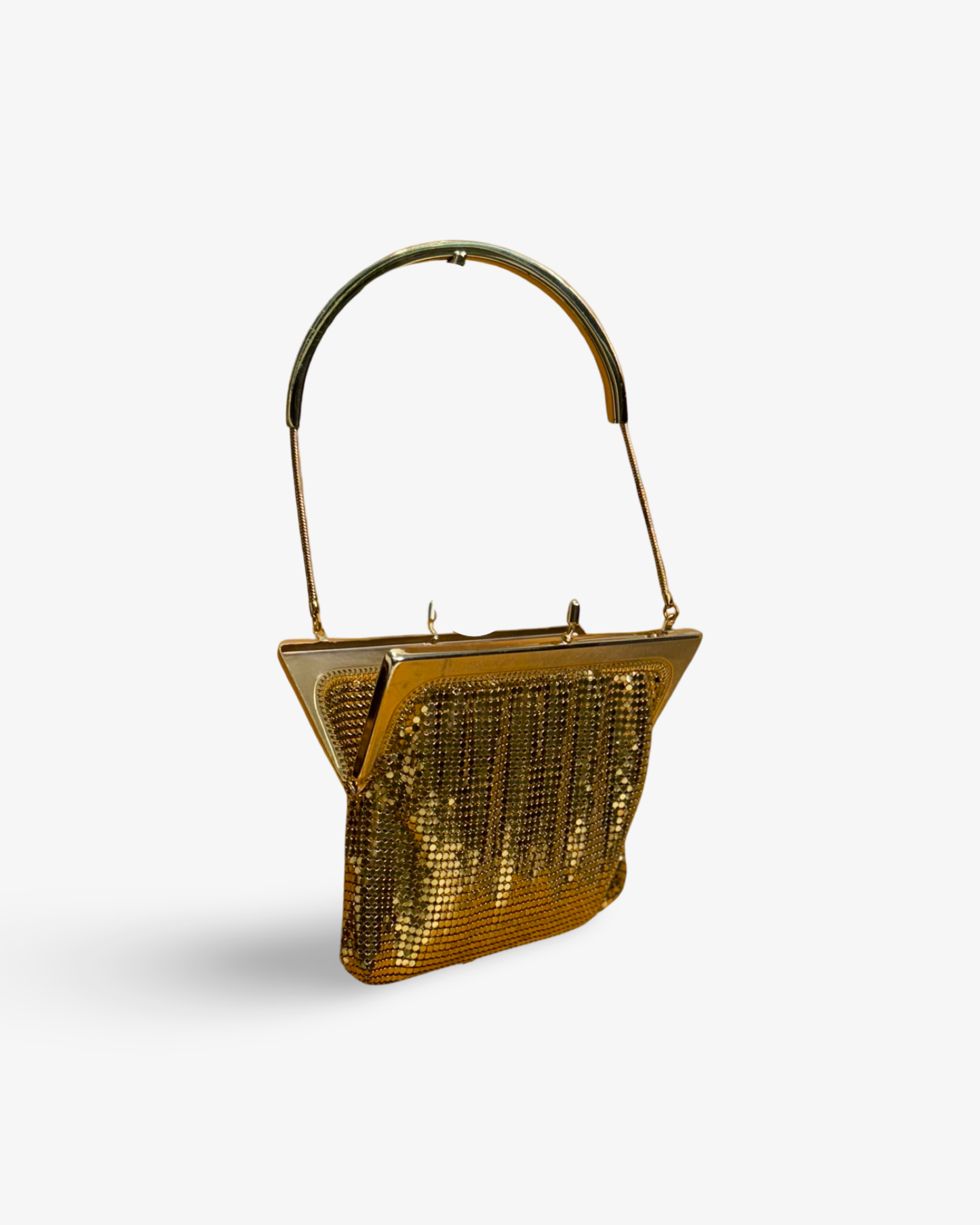 Vintage Gold Mesh Bag