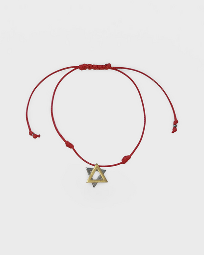 Magen David Gold & Silver Bracelet