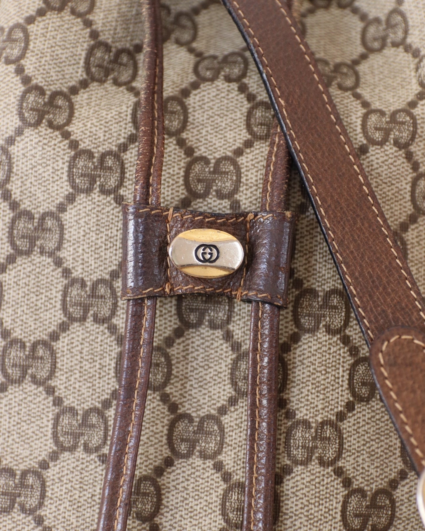 Gucci Bucket Bag Monogram Canvas Shoulderbbag