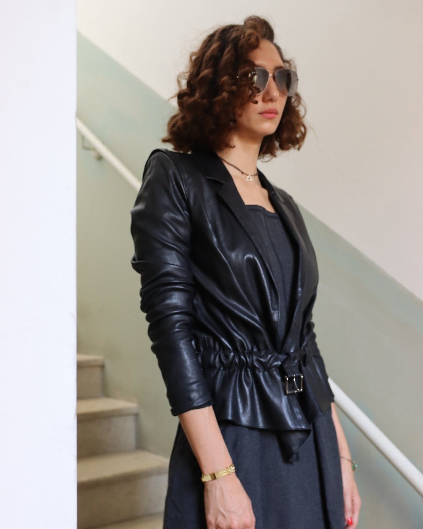 Jitrois Black Belted Jacket