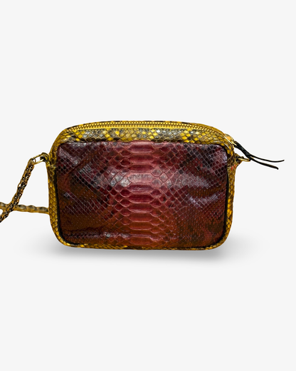 Charly Tricolor Lizard handbag